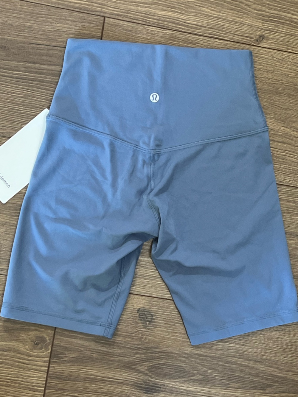 Lululemon Align High-Rise Short 8" Washed Denim Size 4 NWT - Picture 2 of 5